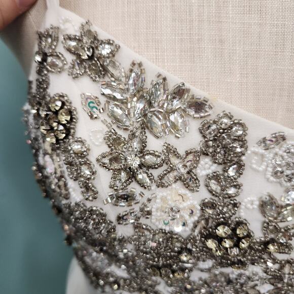 Needle & Thread Bridal sparkle beaded maxi tulle gown 8 - Picture 9 of 10